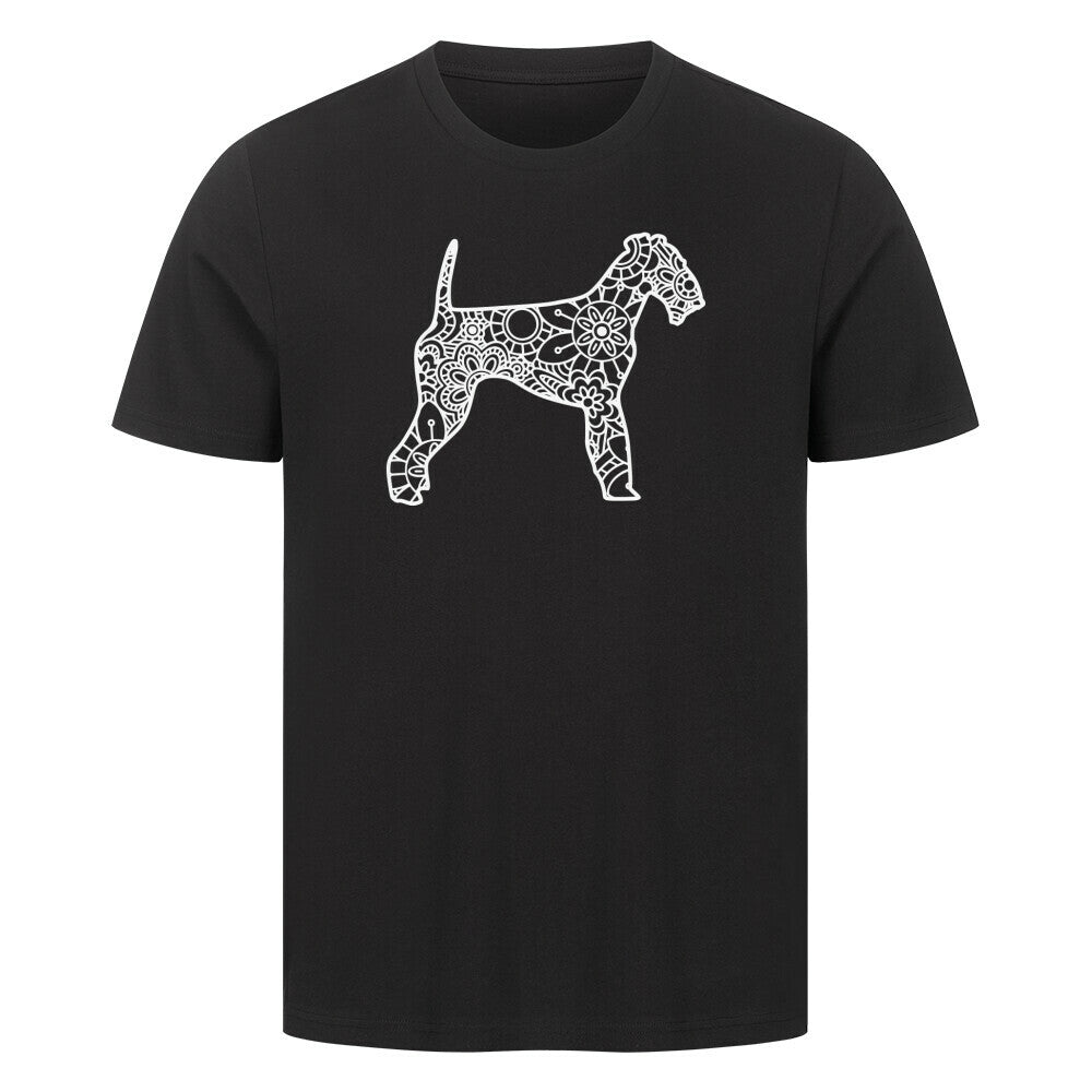 Premium T-Shirt "Airedale Terrier pur" Schwarz – hunde-shirt.de
