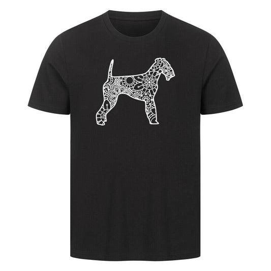 Premium T-Shirt "Airedale Terrier pur" Schwarz – hunde-shirt.de