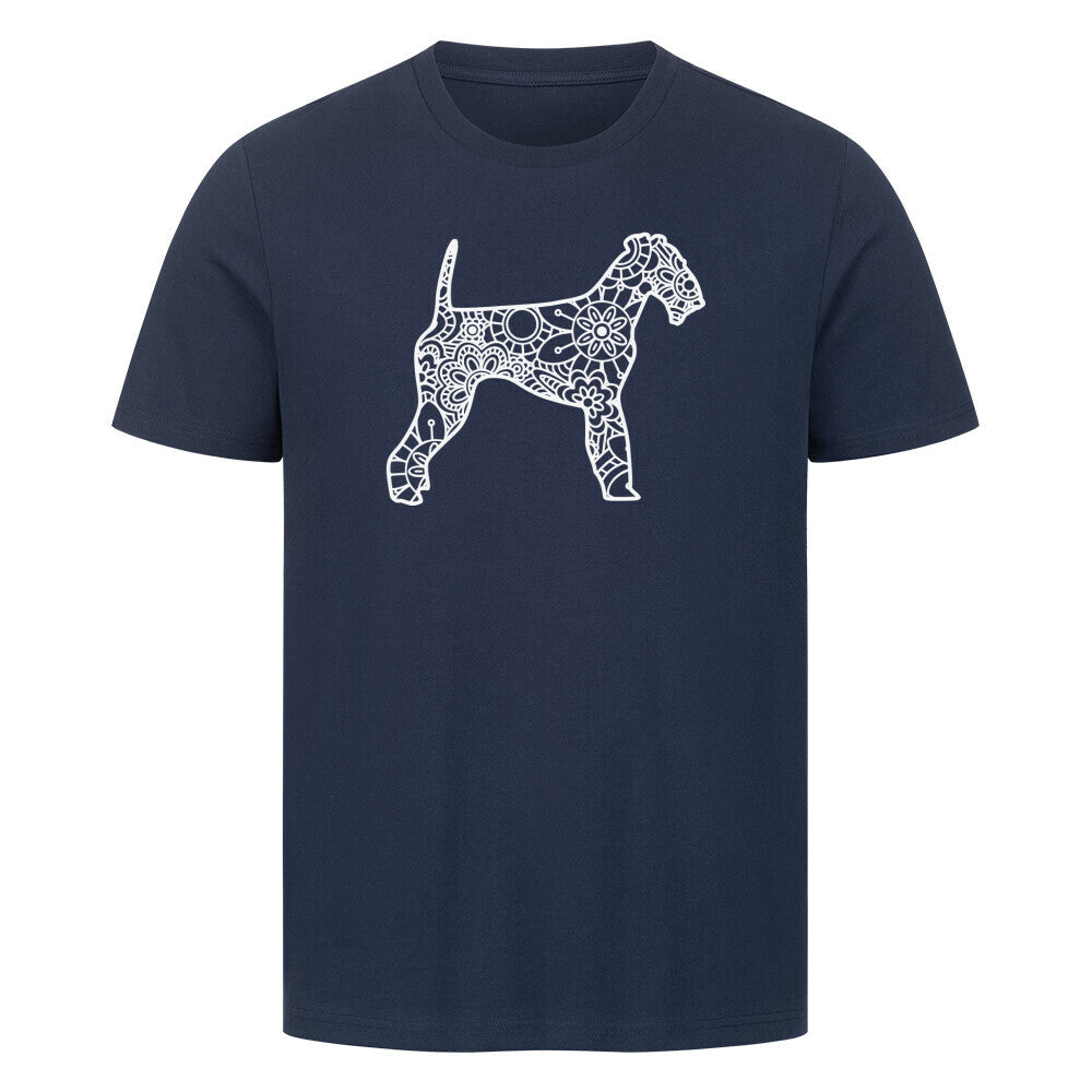Premium T-Shirt "Airedale Terrier pur" French Navy – hunde-shirt.de