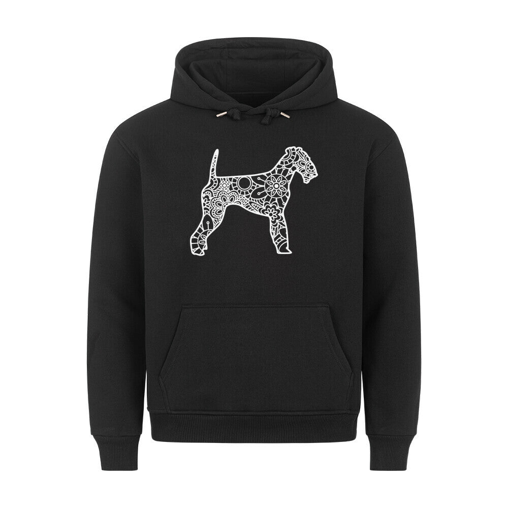 Premium Hoodie "Airdale Terrier pur" Schwarz – hunde-shirt.de