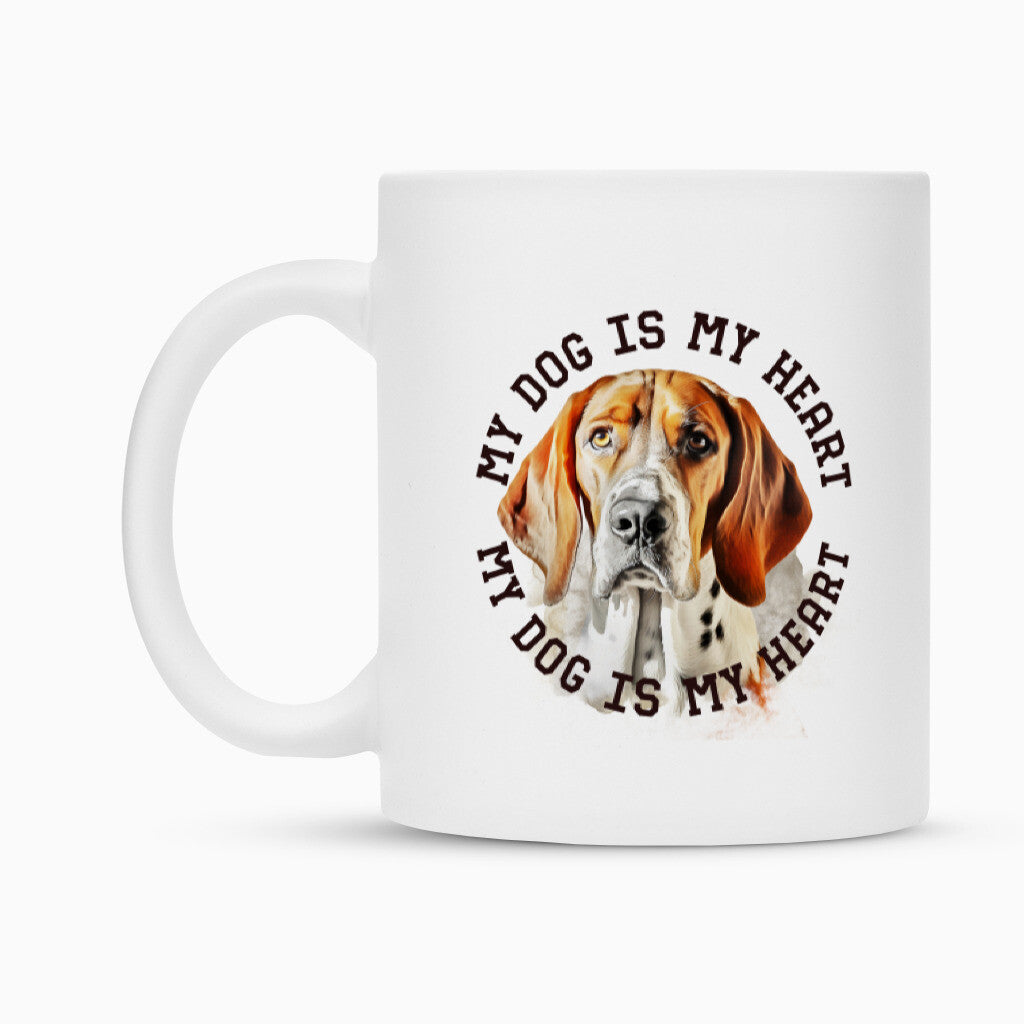 Tasse "English Foxhound HEART" – hunde-shirt.de