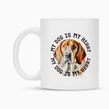 Tasse "English Foxhound HEART" – hunde-shirt.de