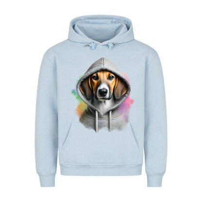 Premium Hoodie "American Foxhound Hooded" Babyblau – hunde-shirt.de