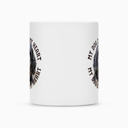 Tasse "Black Russian Terrier HEART" – hunde-shirt.de