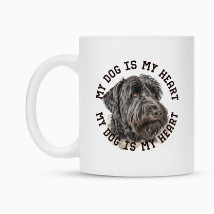 Tasse "Black Russian Terrier HEART 2" – hunde-shirt.de