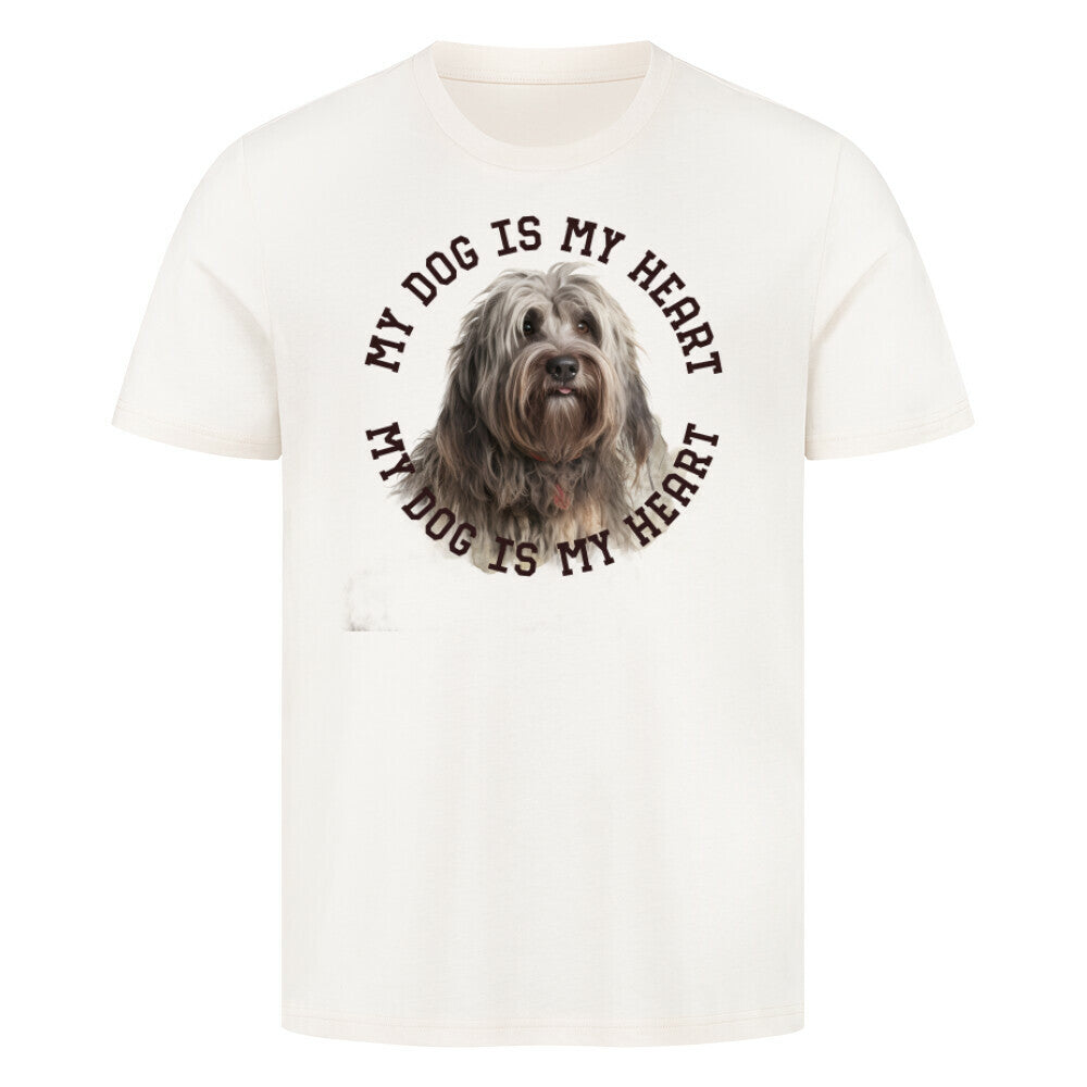 Premium T-Shirt "Bergamasker Hirtenhund H" Natural Raw – hunde-shirt.de