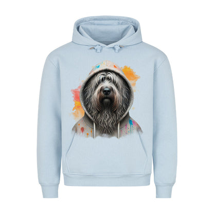 Premium Hoodie "Bergamasco Hooded" Babyblau – hunde-shirt.de