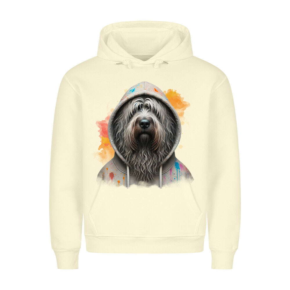 Premium Hoodie "Bergamasco Hooded" Beige – hunde-shirt.de