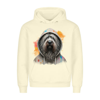 Premium Hoodie "Bergamasco Hooded" Beige – hunde-shirt.de