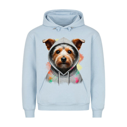 Premium Hoodie "Australian Terrier Hooded" Babyblau – hunde-shirt.de