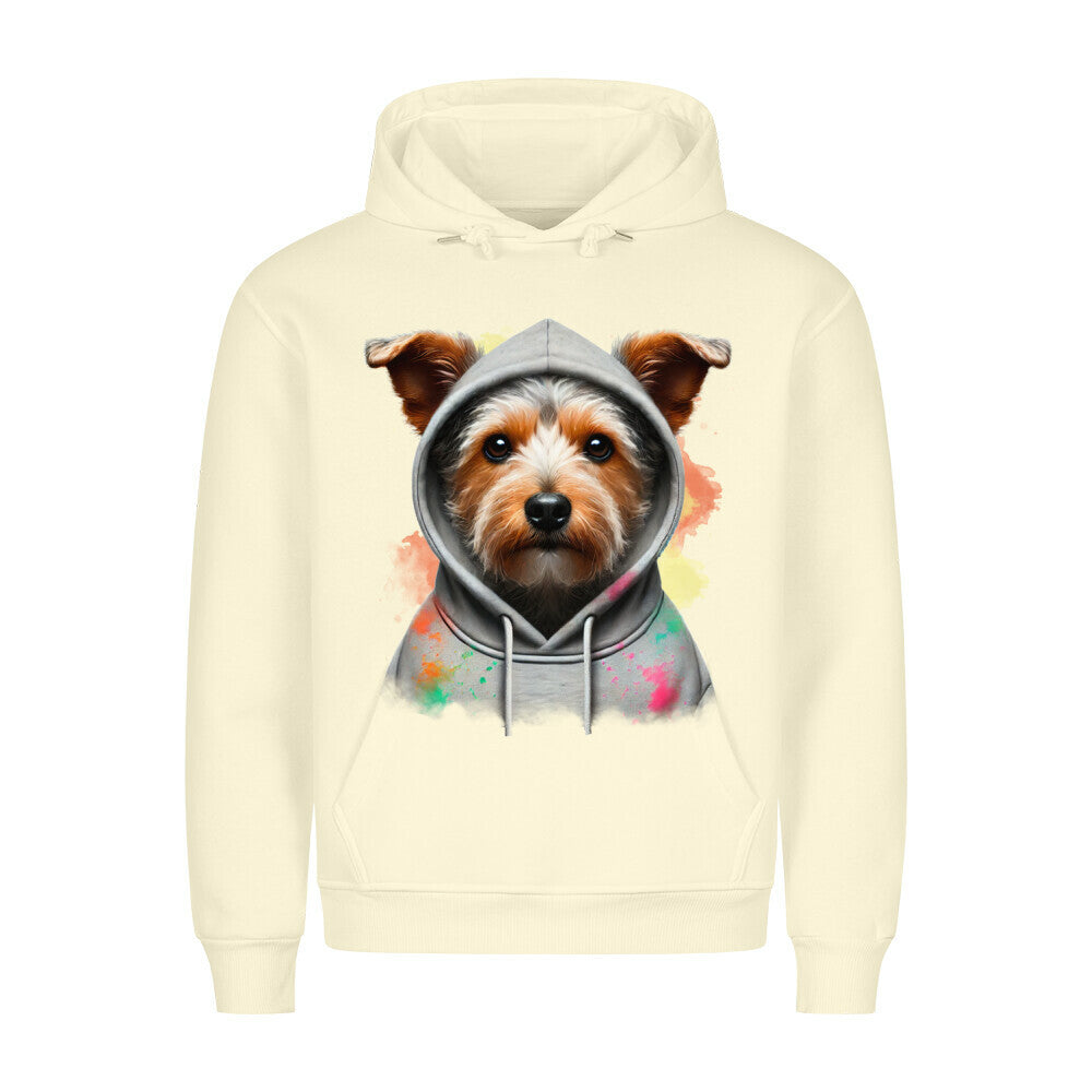 Premium Hoodie "Australian Terrier Hooded" Beige – hunde-shirt.de