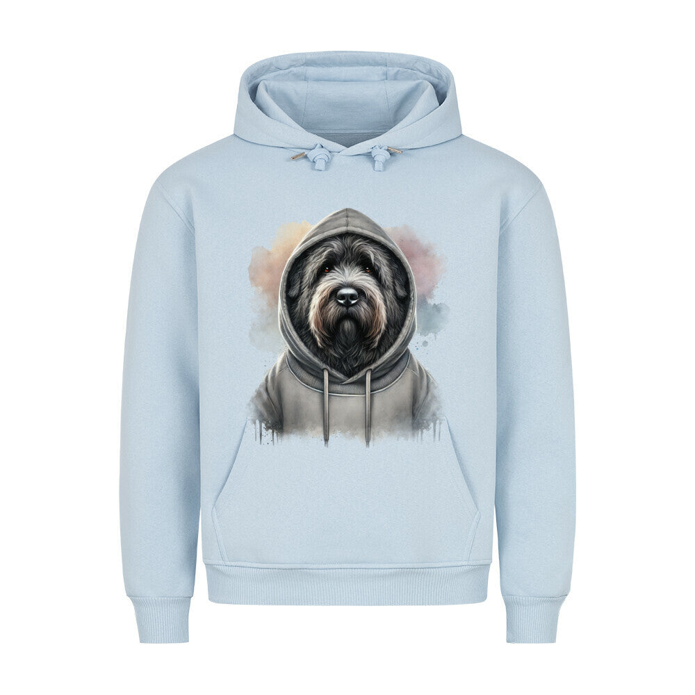 Premium Hoodie "Bouvier Hooded" Babyblau – hunde-shirt.de