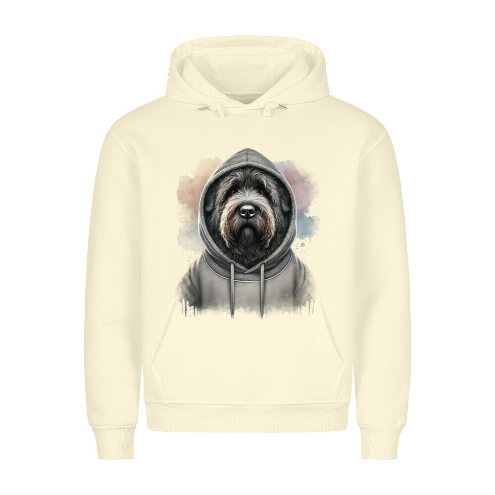 Premium Hoodie "Bouvier Hooded" Beige – hunde-shirt.de