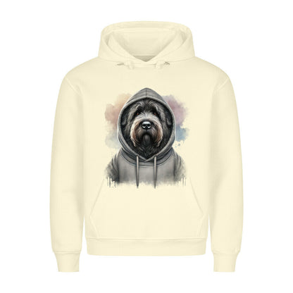 Premium Hoodie "Bouvier Hooded" Beige – hunde-shirt.de