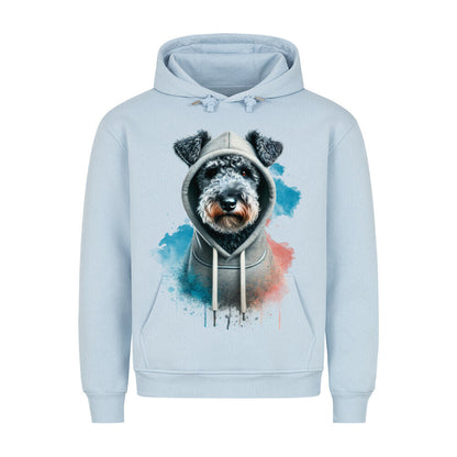 Premium Hoodie "Kerry Blue Terrier Hooded" Babyblau – hunde-shirt.de