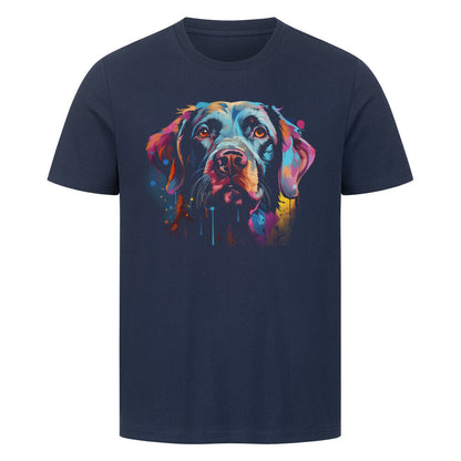 Premium T-Shirt "Labrador ART" French Navy – hunde-shirt.de
