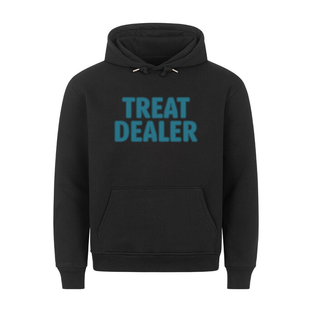 Premium Hoodie "Treat Dealer" Schwarz – hunde-shirt.de