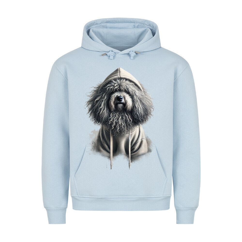 Premium Hoodie "Puli Hooded" Babyblau – hunde-shirt.de