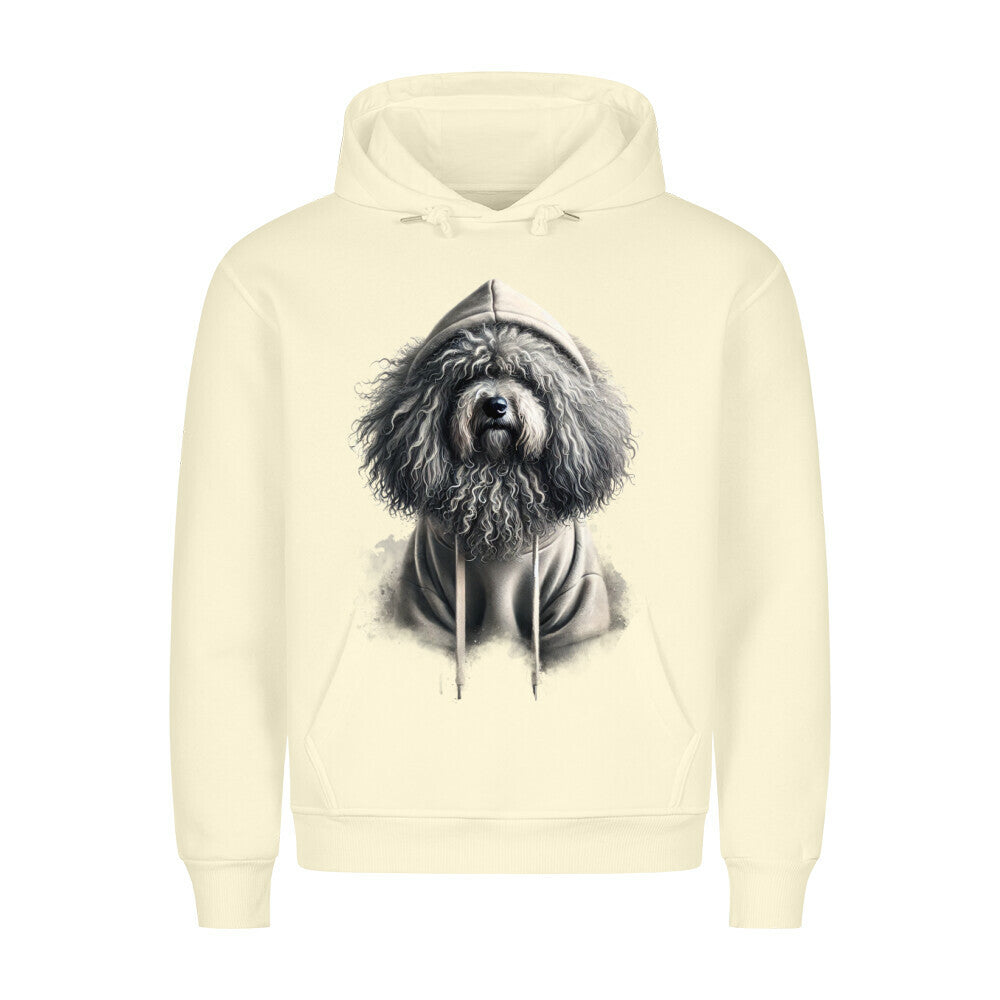 Premium Hoodie "Puli Hooded" Beige – hunde-shirt.de