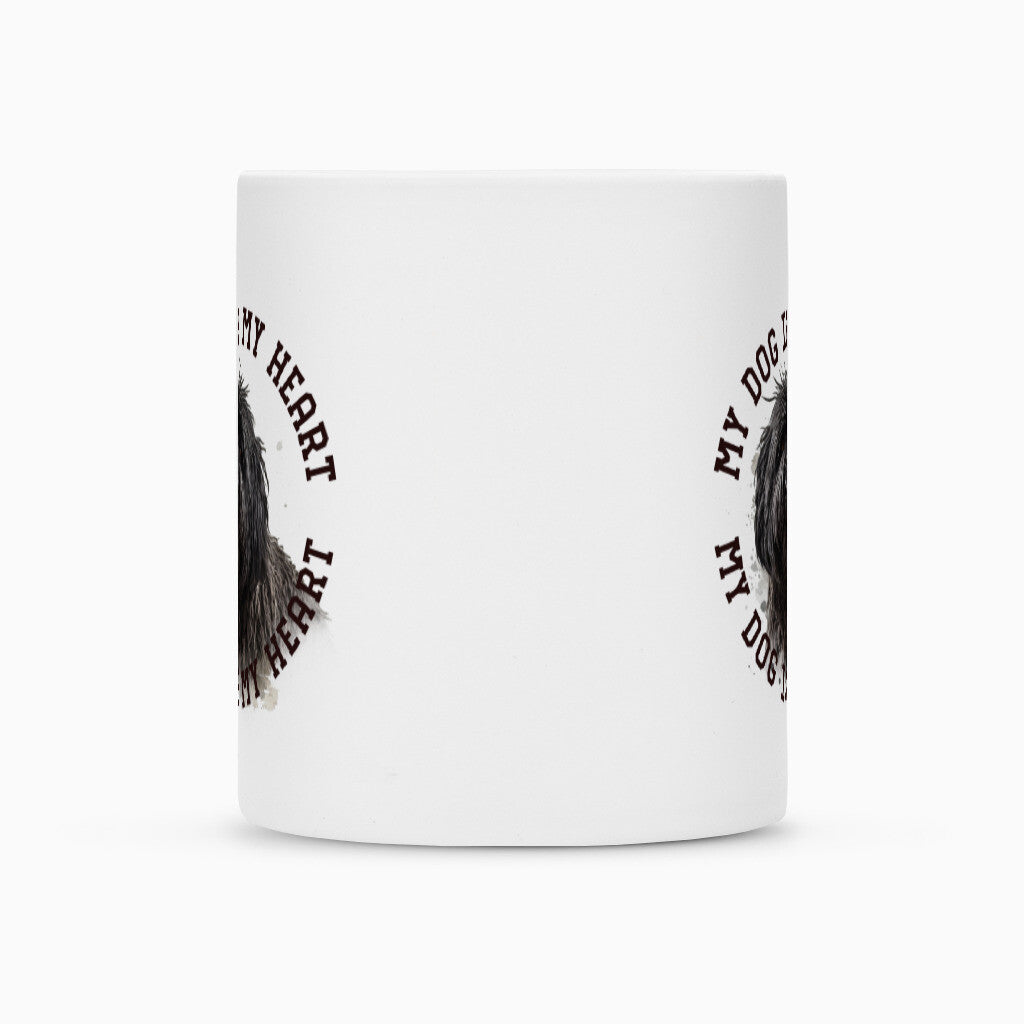 Tasse "Puli schwarz HEART" – hunde-shirt.de