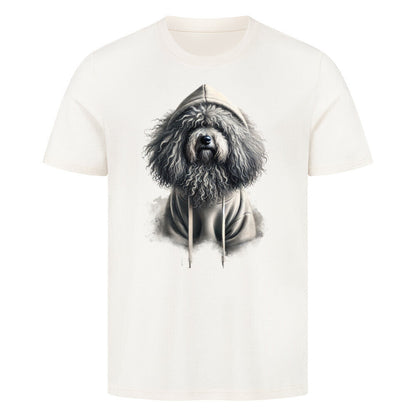 Premium T-Shirt "Puli Hooded Shirt" Natural Raw – hunde-shirt.de