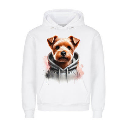 Premium Hoodie "Norfolk Terrier Hooded" Weiß – hunde-shirt.de