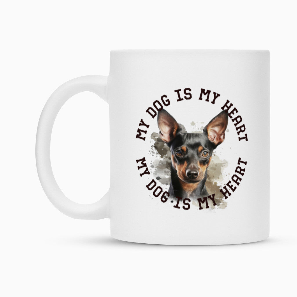 Tasse "Manchester Terrier HEART" – hunde-shirt.de