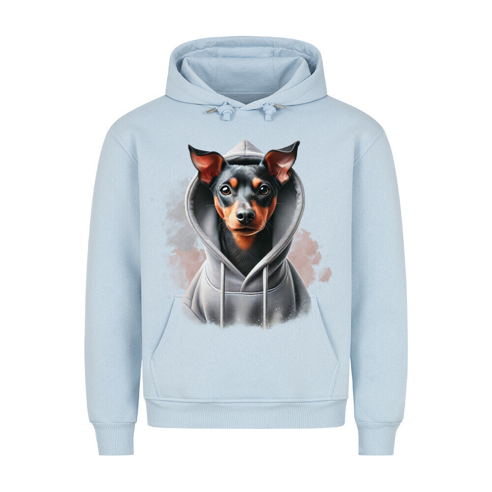 Premium Hoodie "Manchester Terrier Hooded" Babyblau – hunde-shirt.de