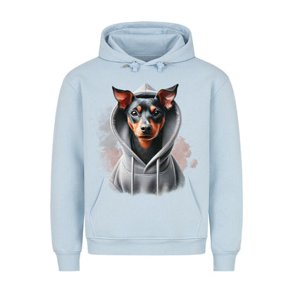 Premium Hoodie "Manchester Terrier Hooded" Babyblau – hunde-shirt.de