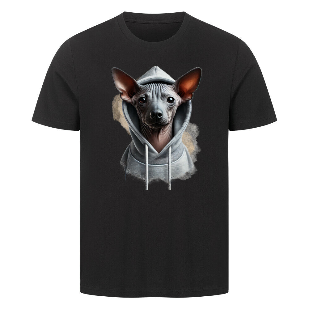 Premium T-Shirt "Xolo Hooded-Shirt" Schwarz – hunde-shirt.de