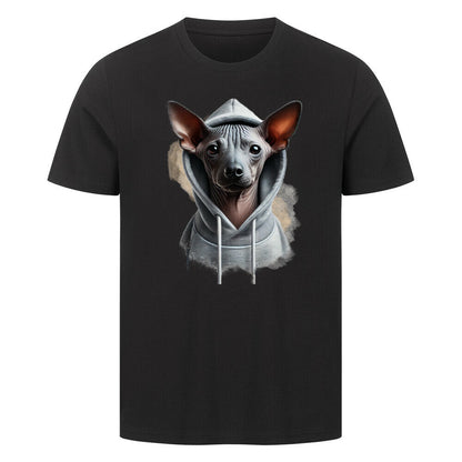 Premium T-Shirt "Xolo Hooded-Shirt" Schwarz – hunde-shirt.de