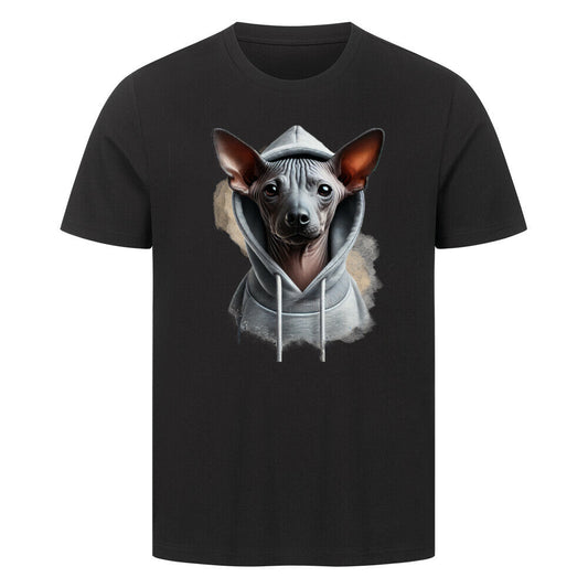 Premium T-Shirt "Xolo Hooded-Shirt" Schwarz – hunde-shirt.de
