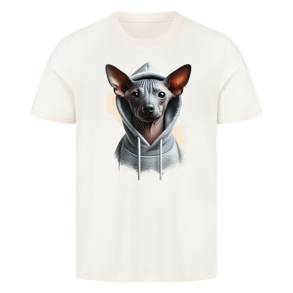 Premium T-Shirt "Xolo Hooded-Shirt" Natural Raw – hunde-shirt.de
