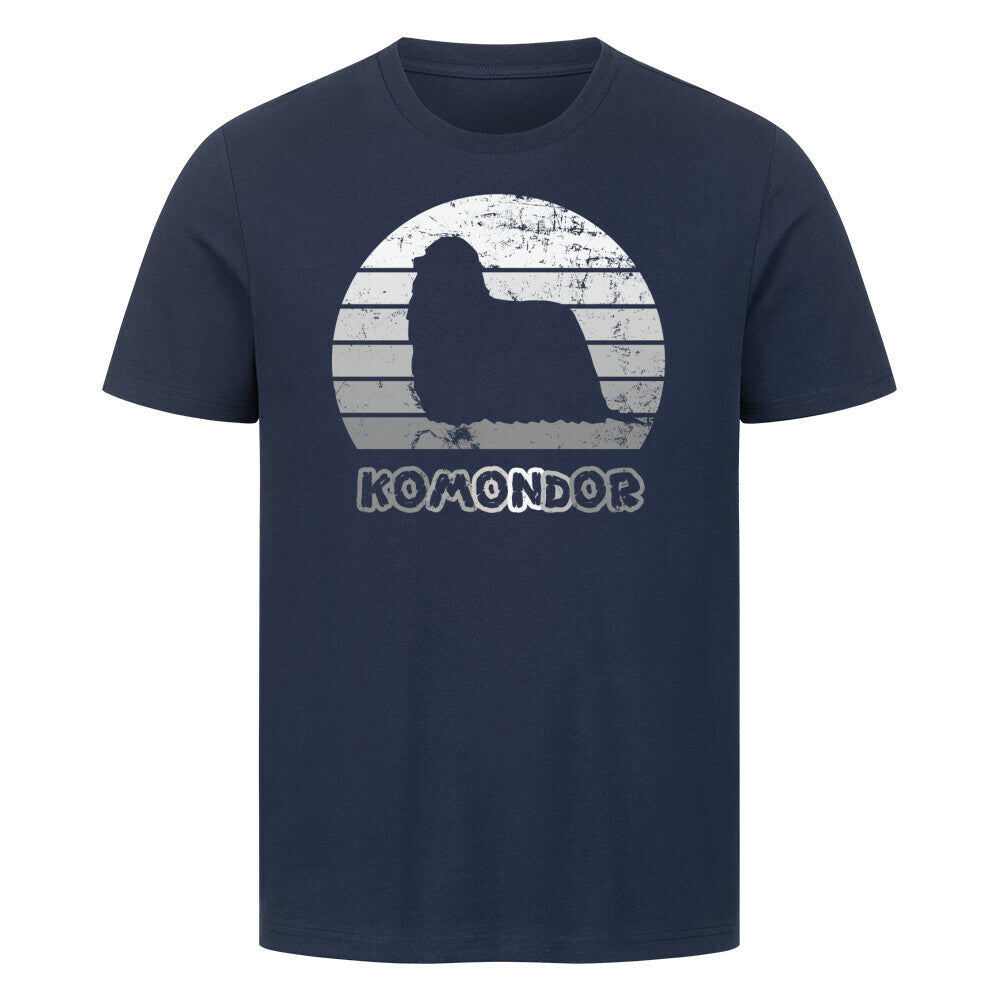 Premium T-Shirt "Komondor" French Navy – hunde-shirt.de