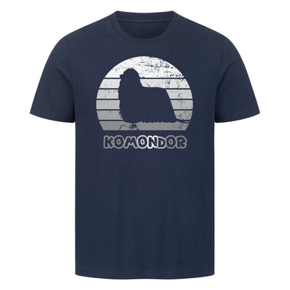 Premium T-Shirt "Komondor" French Navy – hunde-shirt.de