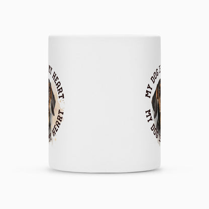 Tasse "Coonhound b/t HEART" – hunde-shirt.de