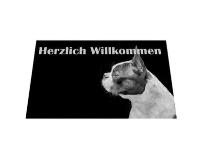 Fußmatte "Boston Terrier" – hunde-shirt.de