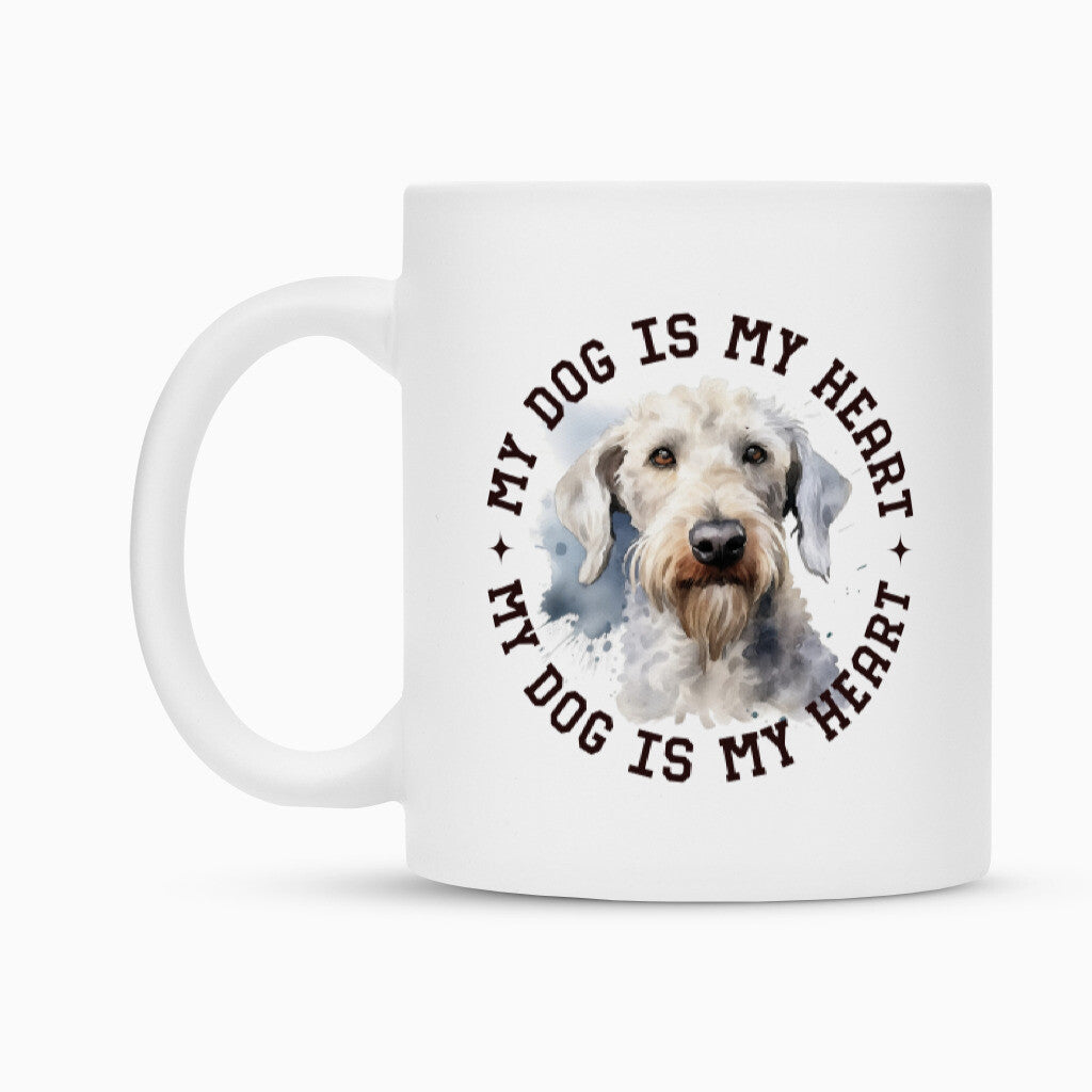 Tasse "Bedlington Terrier HEART" – hunde-shirt.de