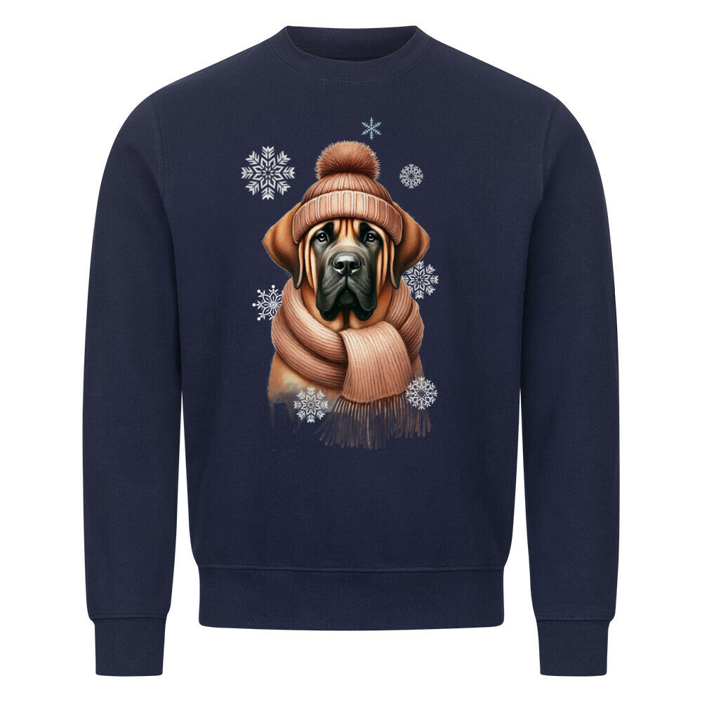 Premium Sweatshirt "Fila Brasileiro Winter" Navy Blue – hunde-shirt.de