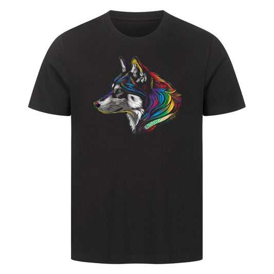 Premium T-Shirt "Husky!" Schwarz – hunde-shirt.de