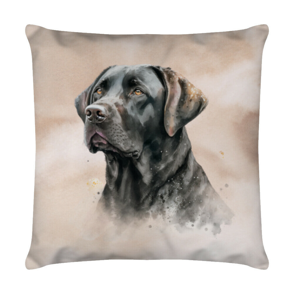 Kissen "Labrador Retriever braun" Weiß – hunde-shirt.de