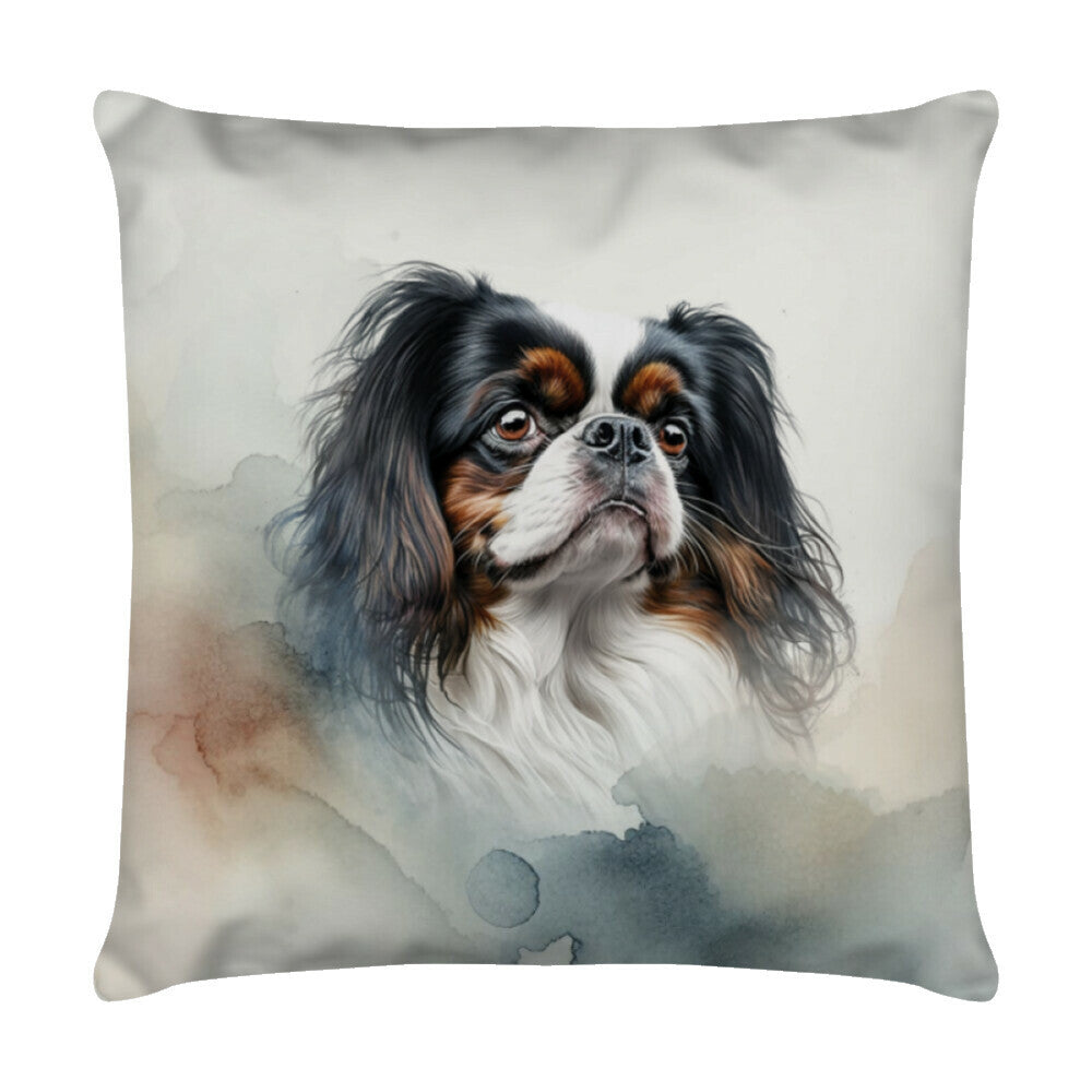Kissen "Japanese Chin" Weiß – hunde-shirt.de