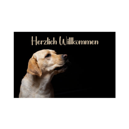 Fußmatte "Labrador hell" Weiß – hunde-shirt.de