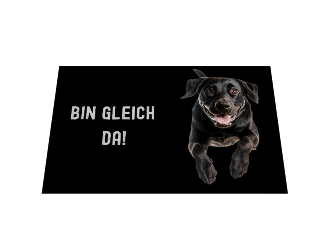 Fußmatte "Labrador Retriever schwarz" – hunde-shirt.de