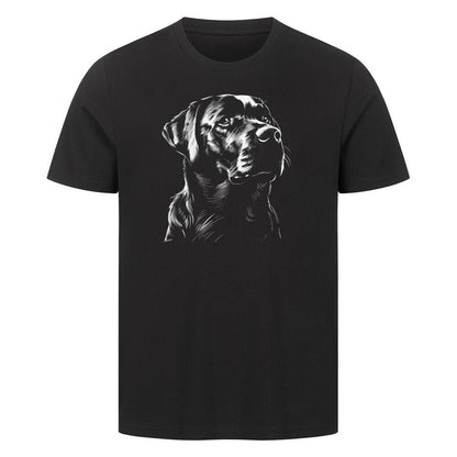 Premium T-Shirt "Labrador pur" Schwarz – hunde-shirt.de