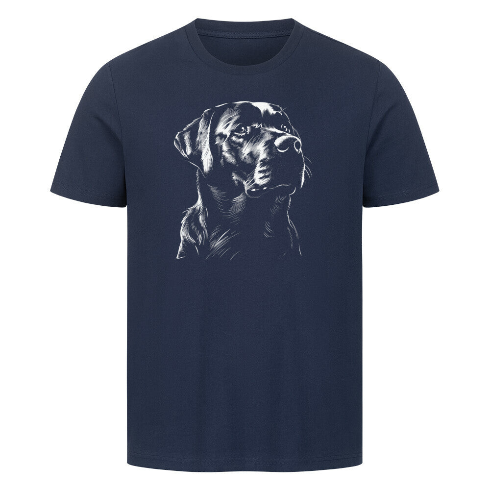 Premium T-Shirt "Labrador pur" French Navy – hunde-shirt.de