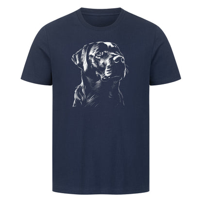 Premium T-Shirt "Labrador pur" French Navy – hunde-shirt.de