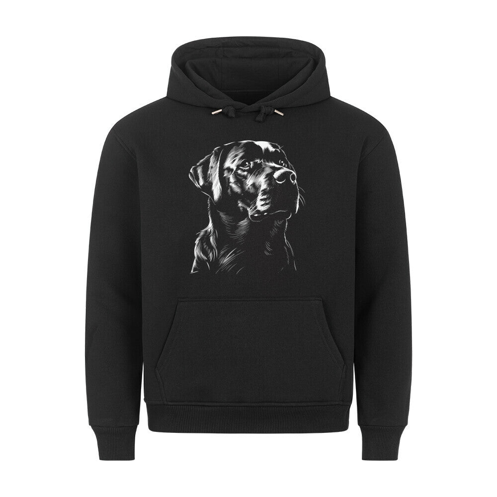 Premium Hoodie "Labrador Retriever pur" Schwarz – hunde-shirt.de