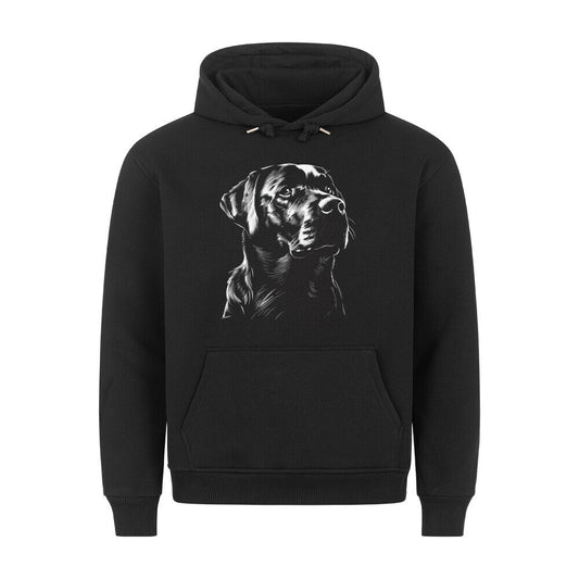 Premium Hoodie "Labrador Retriever pur" Schwarz – hunde-shirt.de