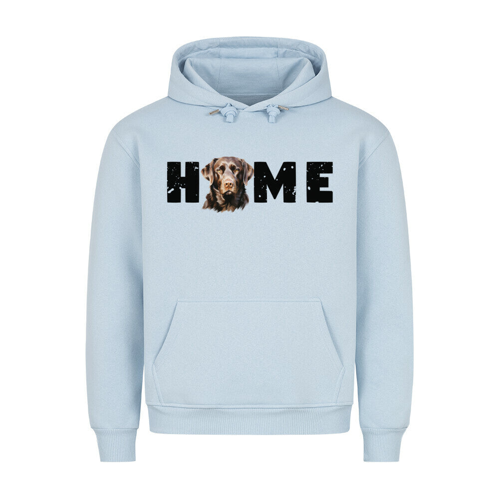 Premium Hoodie "Labrador HOME" Babyblau – hunde-shirt.de